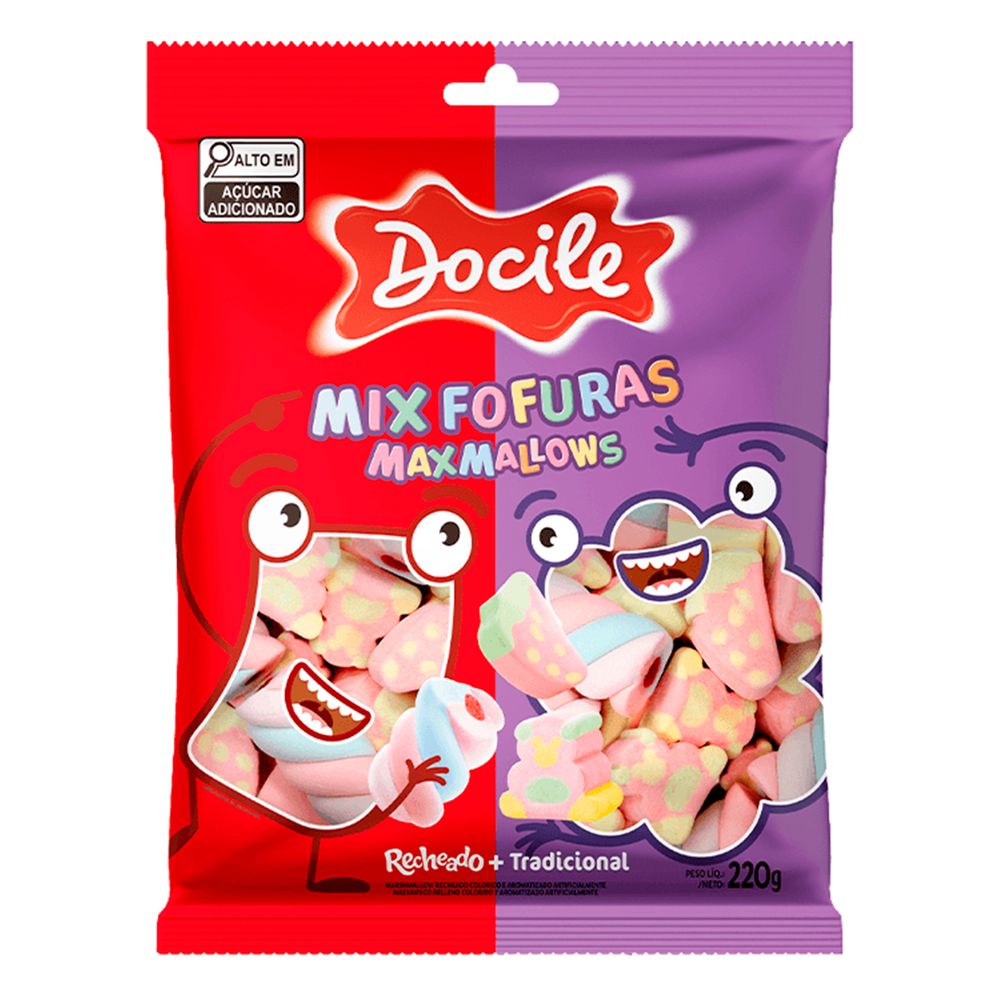 Maxmallows Mix Fofuras 220g Docile-1- Maxmallows Mix Fofuras 220g Docile-1-